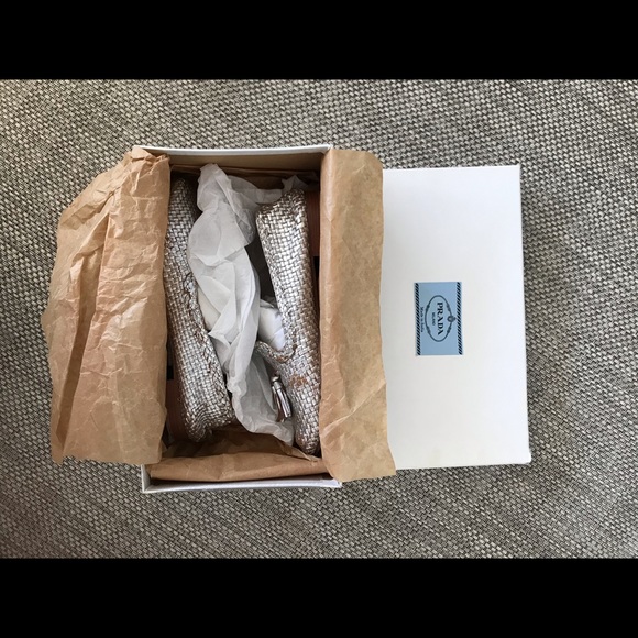 PRADA Silver Loafers - Picture 8 of 14